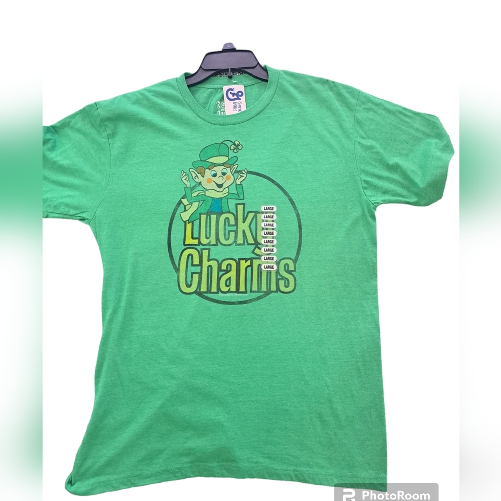 Lucky Charms green T-shirt vintage print